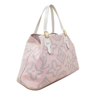 Louis Vuitton Shoulder Cabas Taisienne Pink Bag Tote